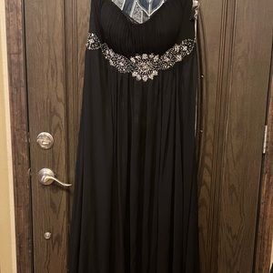 Fiesta Black gown with rhinestone detail 3 xl